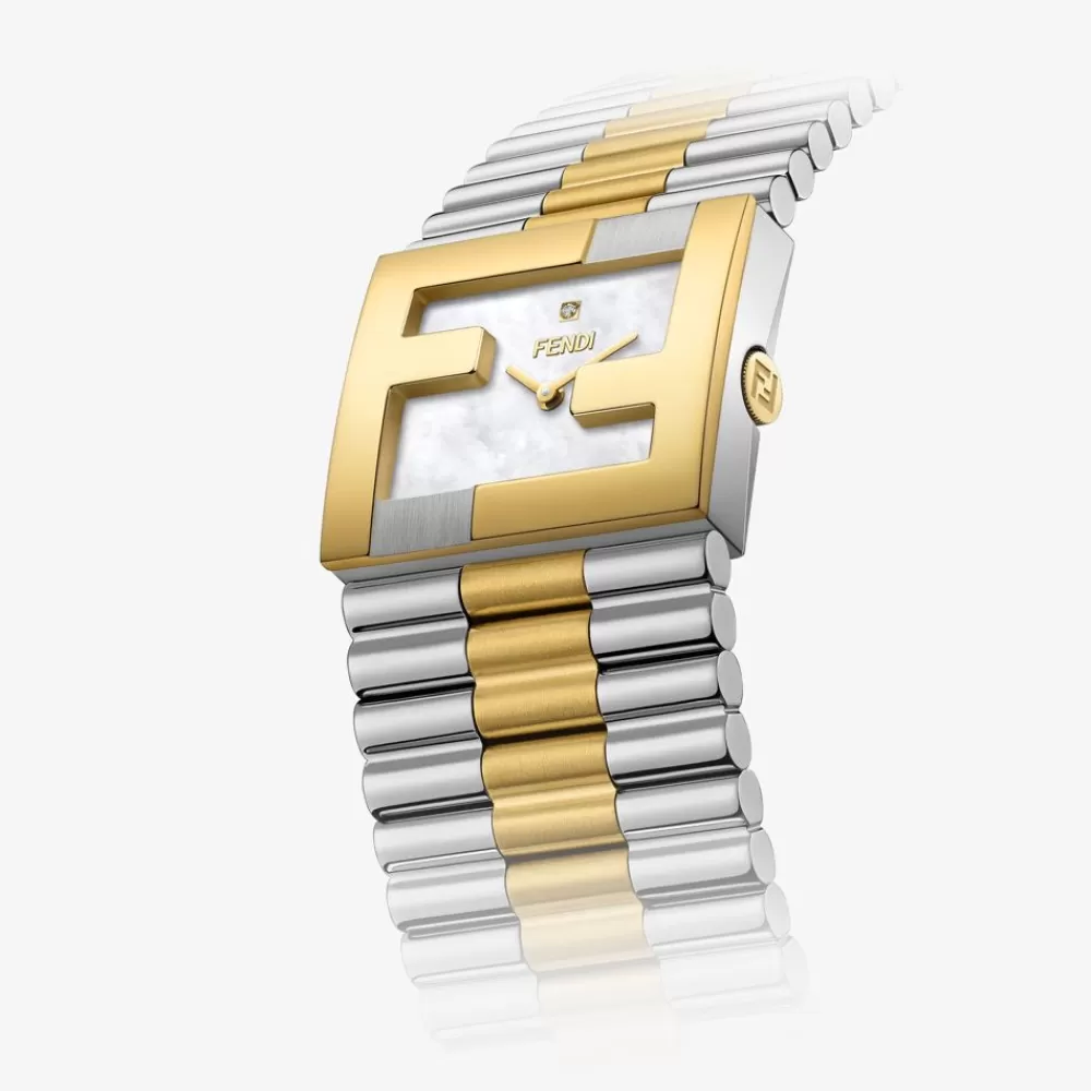 Orologi>Fendi 24 X 20 Mm – Orologio Con Lunetta Con Logo Ff