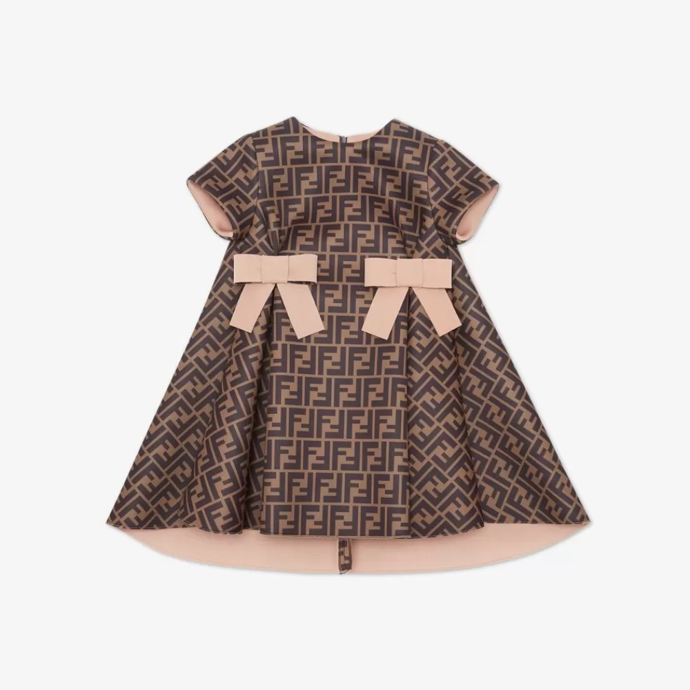 Abbigliamento>Fendi Abito In Neoprene Con Logo