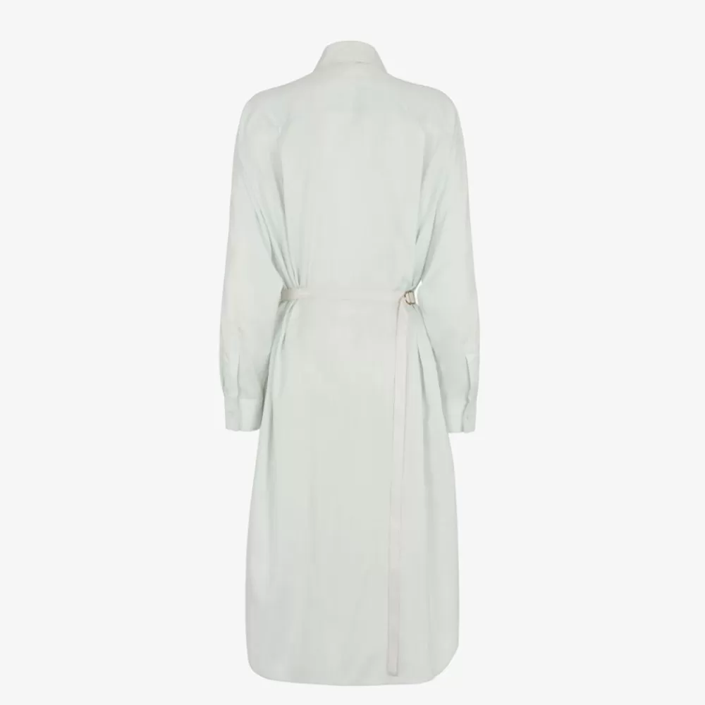 Abiti E Tute>Fendi Abito In Seta Azzurra
