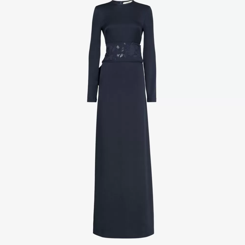 Abiti E Tute>Fendi Abito In Seta Blu