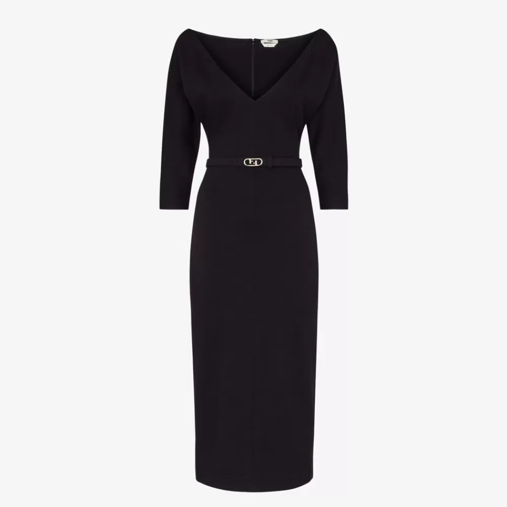 Abiti E Tute>Fendi Abito In Wool Jersey