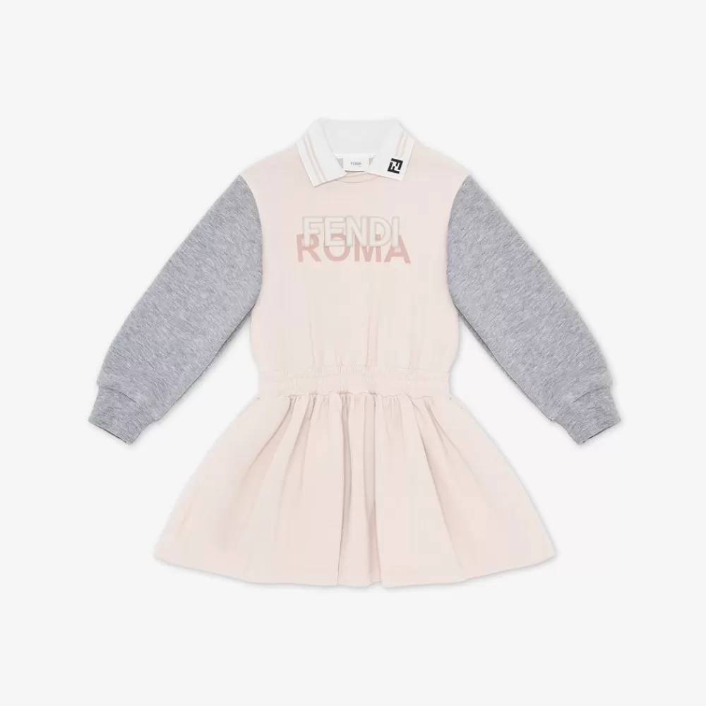 Abbigliamento>Fendi Abito Junior In Felpa Con Ricamo