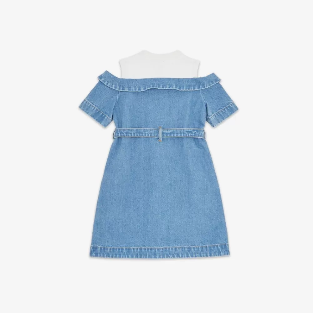 Abbigliamento>Fendi Abito Junior In Felpa E Denim