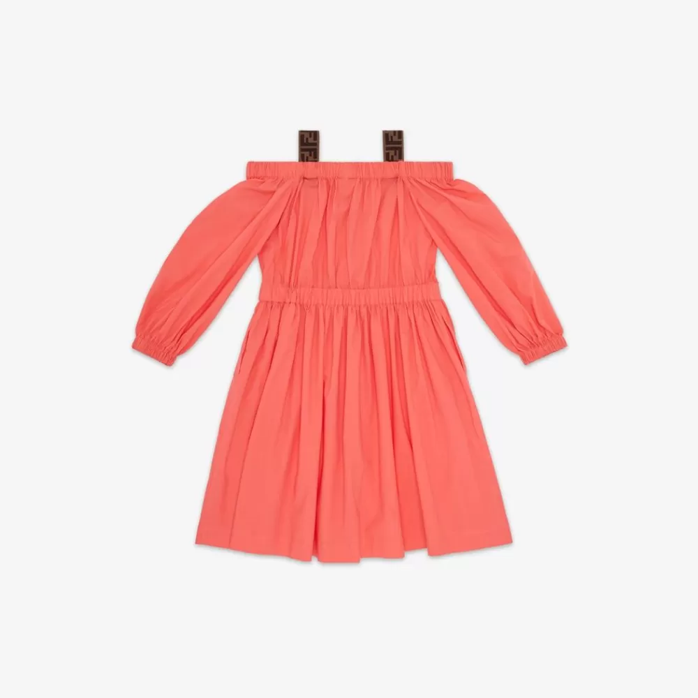 Abbigliamento>Fendi Abito Junior In Gabardina Corallo