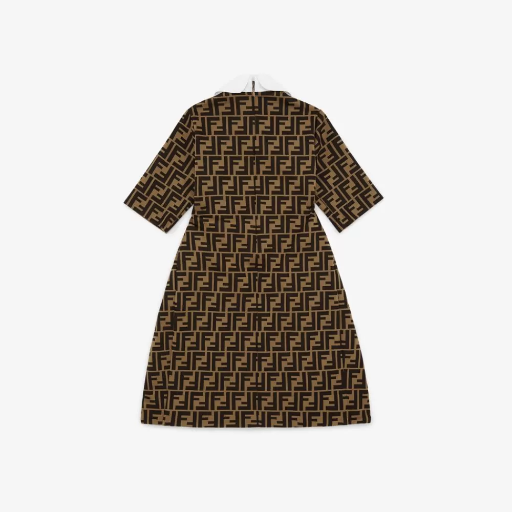 Abbigliamento>Fendi Abito Junior In Tessutto Con Logo Allover