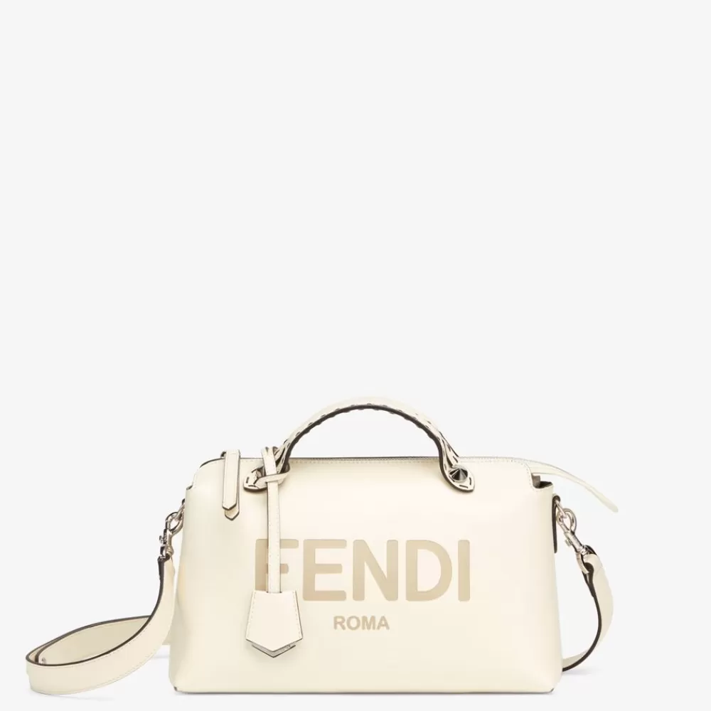 Bauletti>Fendi Bauletto In Pelle Bianca