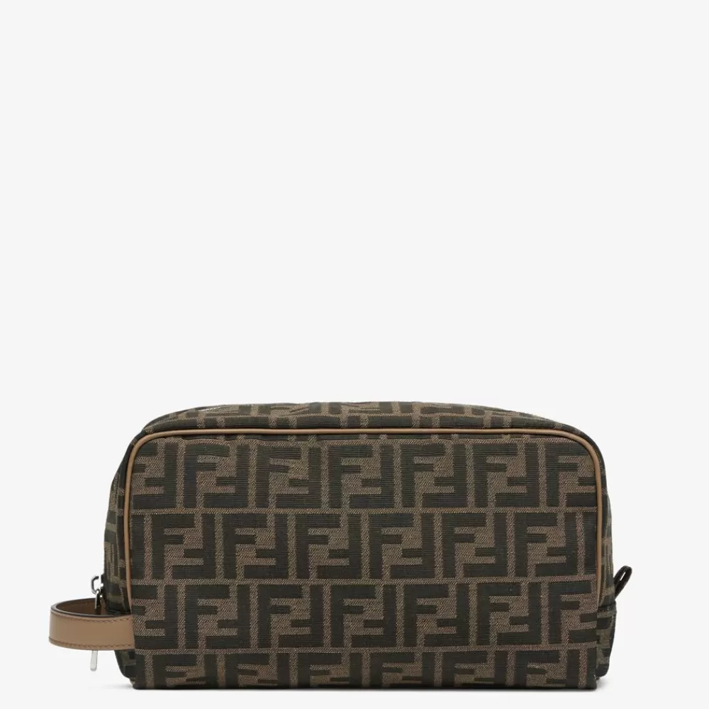 Viaggi E Lifestyle>Fendi Beauty Case In Tessuto Jacquard Ff