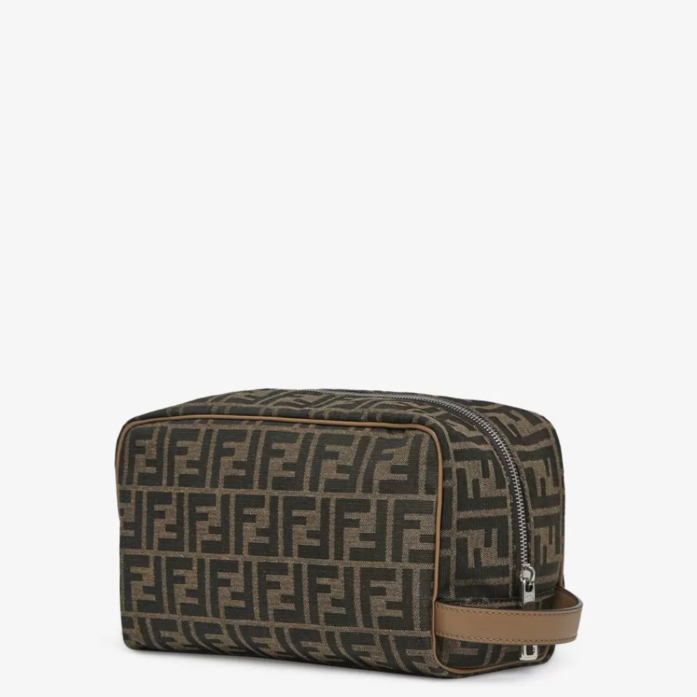 Viaggi E Lifestyle>Fendi Beauty Case In Tessuto Jacquard Ff