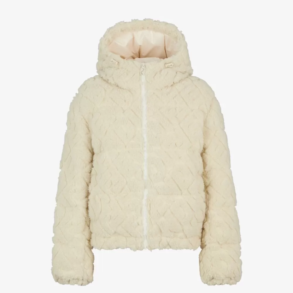 Cappotti E Capispalla>Fendi Blouson In Lana Bianca