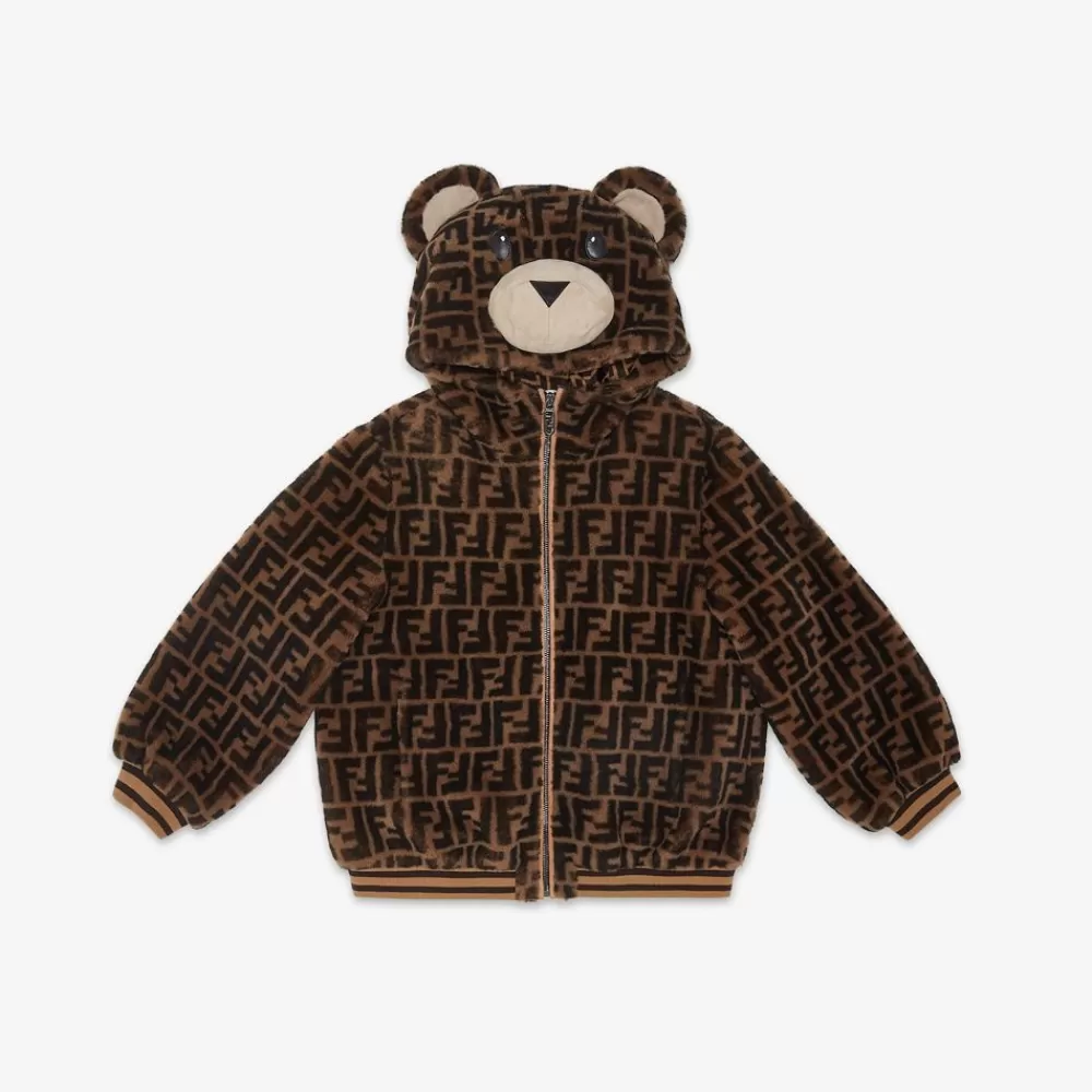 Abbigliamento>Fendi Bomber Da Orsetto In Shearling Ff