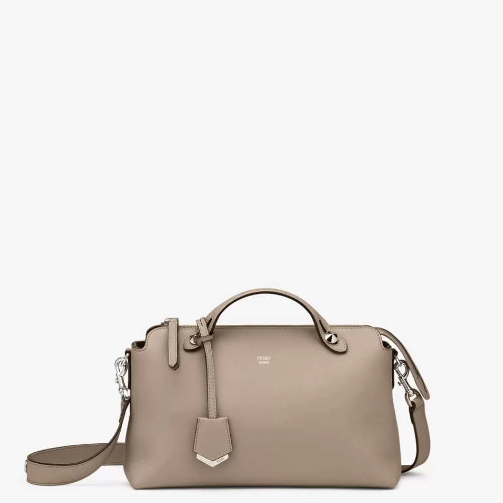 Bauletti>Fendi Borsa Boston In Pelle Beige