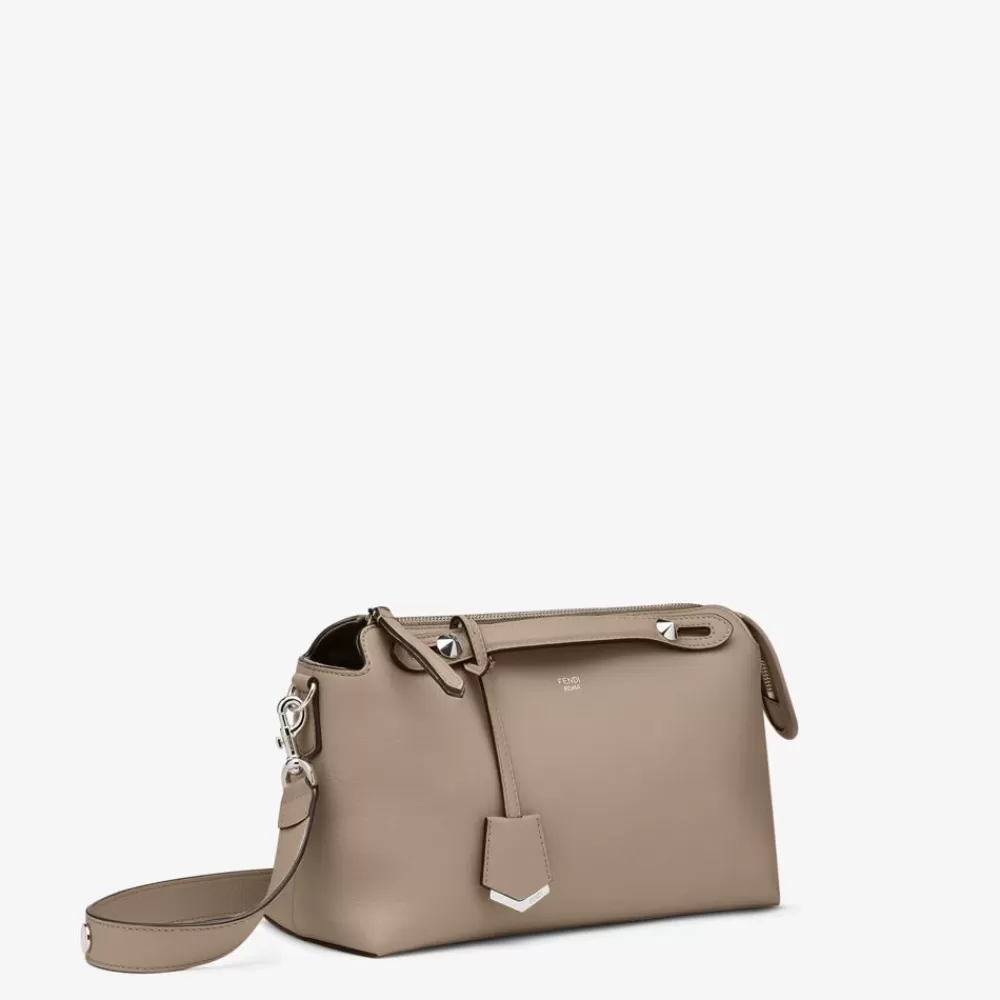 Bauletti>Fendi Borsa Boston In Pelle Beige