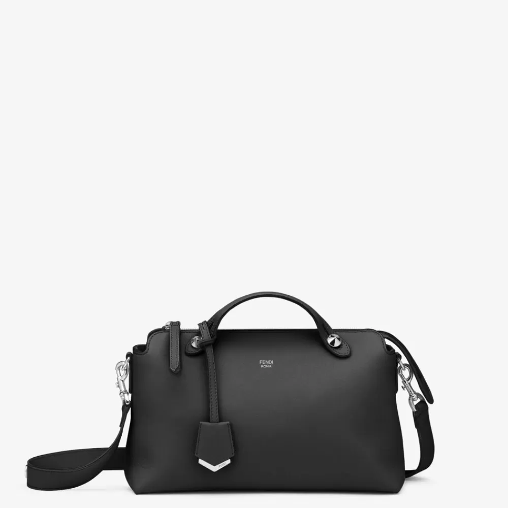 Bauletti>Fendi Borsa Boston In Pelle Nera