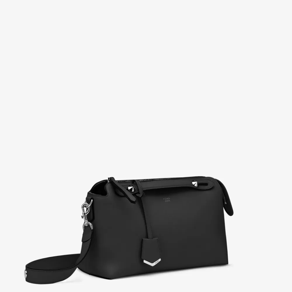 Bauletti>Fendi Borsa Boston In Pelle Nera