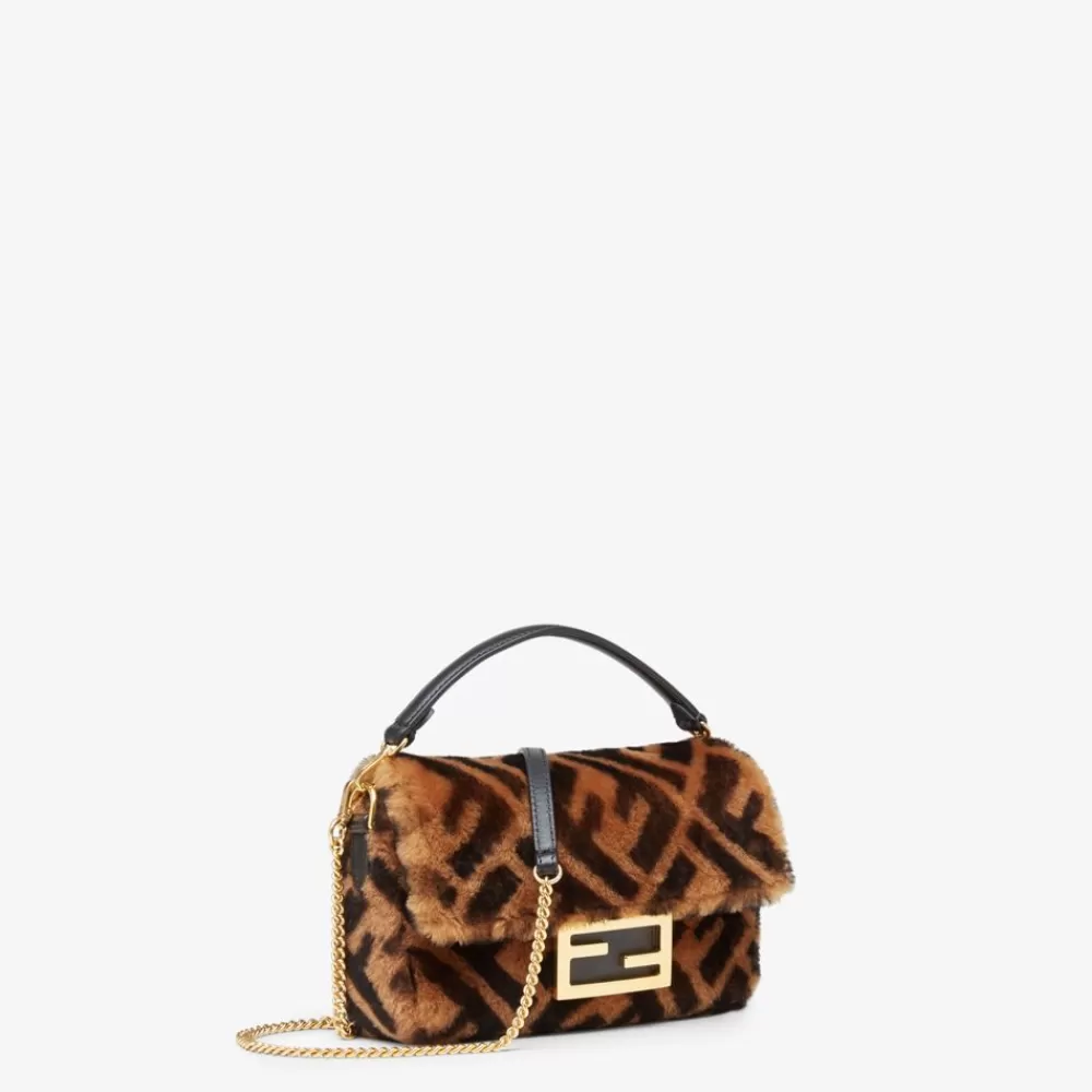 Timeless>Fendi Borsa In Montone Marrone