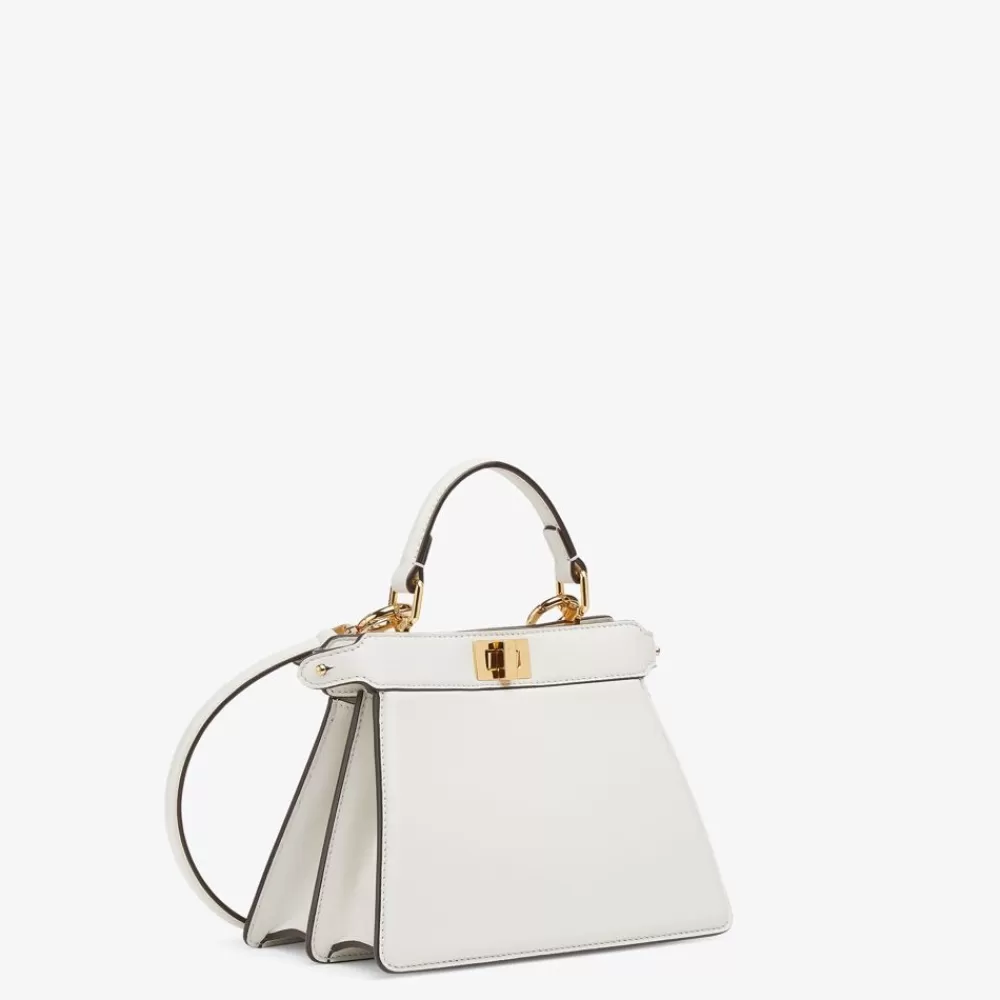 Timeless>Fendi Borsa In Nappa Imbottita Bianca