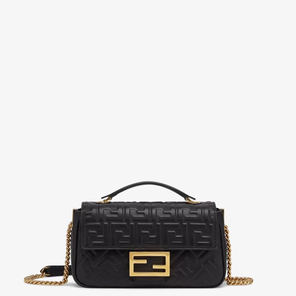 Borse A Spalla E Tracolle>Fendi Borsa In Nappa Nera