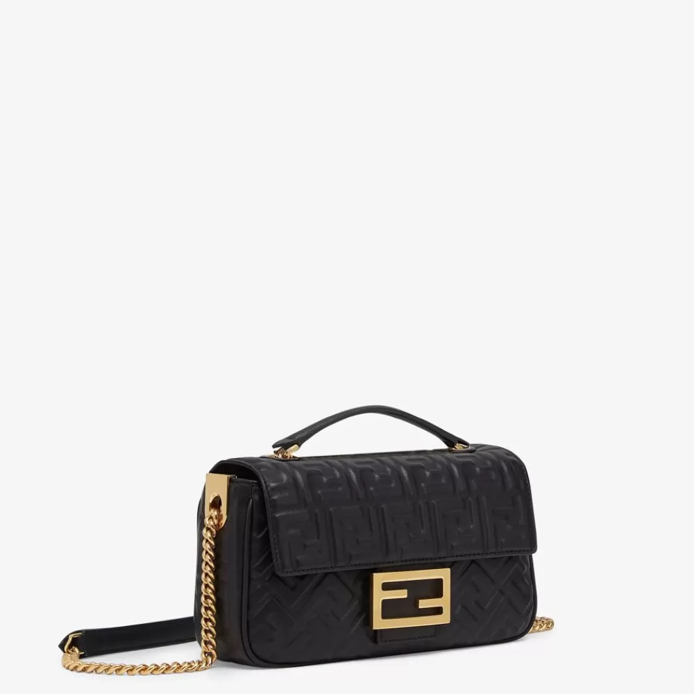 Borse A Spalla E Tracolle>Fendi Borsa In Nappa Nera