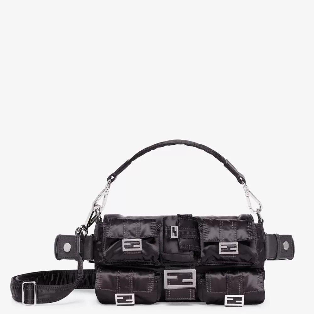 Borse A Tracolla>Fendi Borsa In Nylon Nero