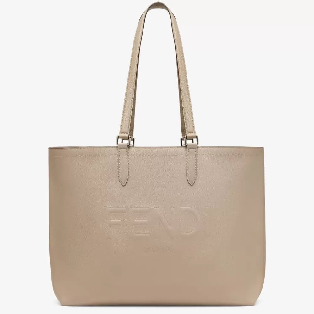 Borse Hobo>Fendi Borsa In Pelle Beige
