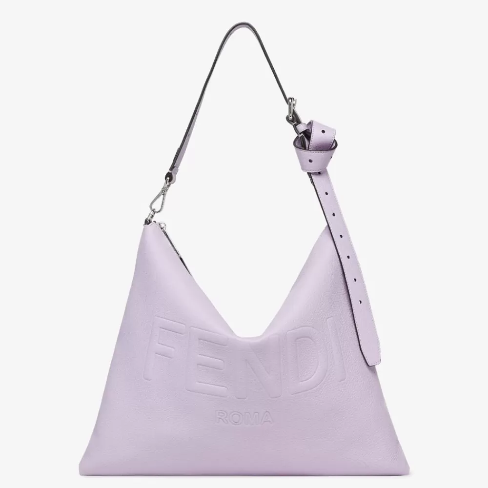 Borse A Tracolla>Fendi Borsa In Pelle Lilla