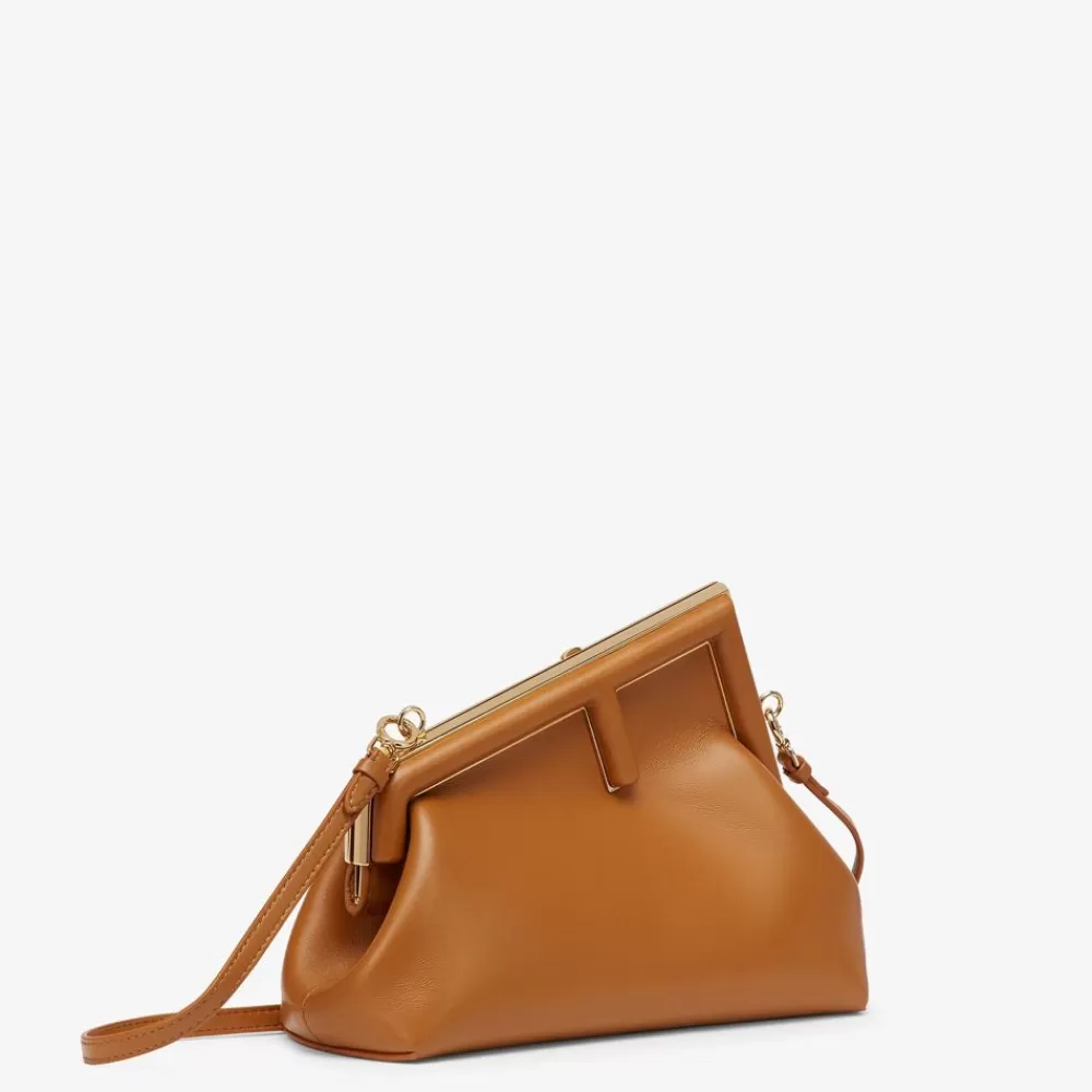 Borse A Spalla E Tracolle>Fendi Borsa In Pelle Marrone