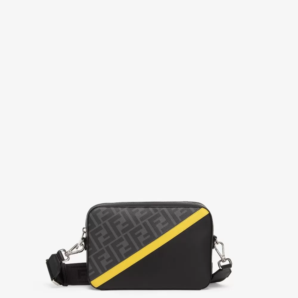 Borse A Tracolla>Fendi Borsa In Tessuto Grigio