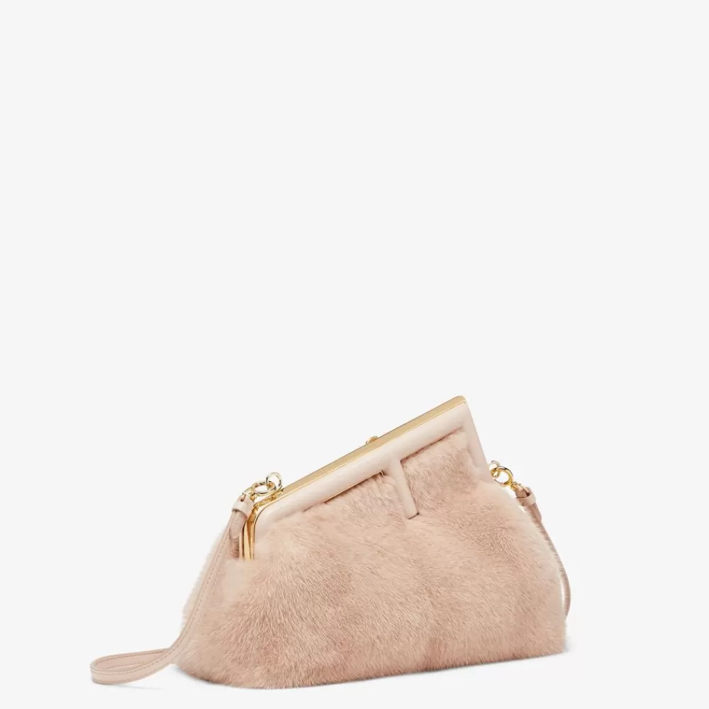 Clutch E Pochette>Fendi Borsa In Visone Rosa