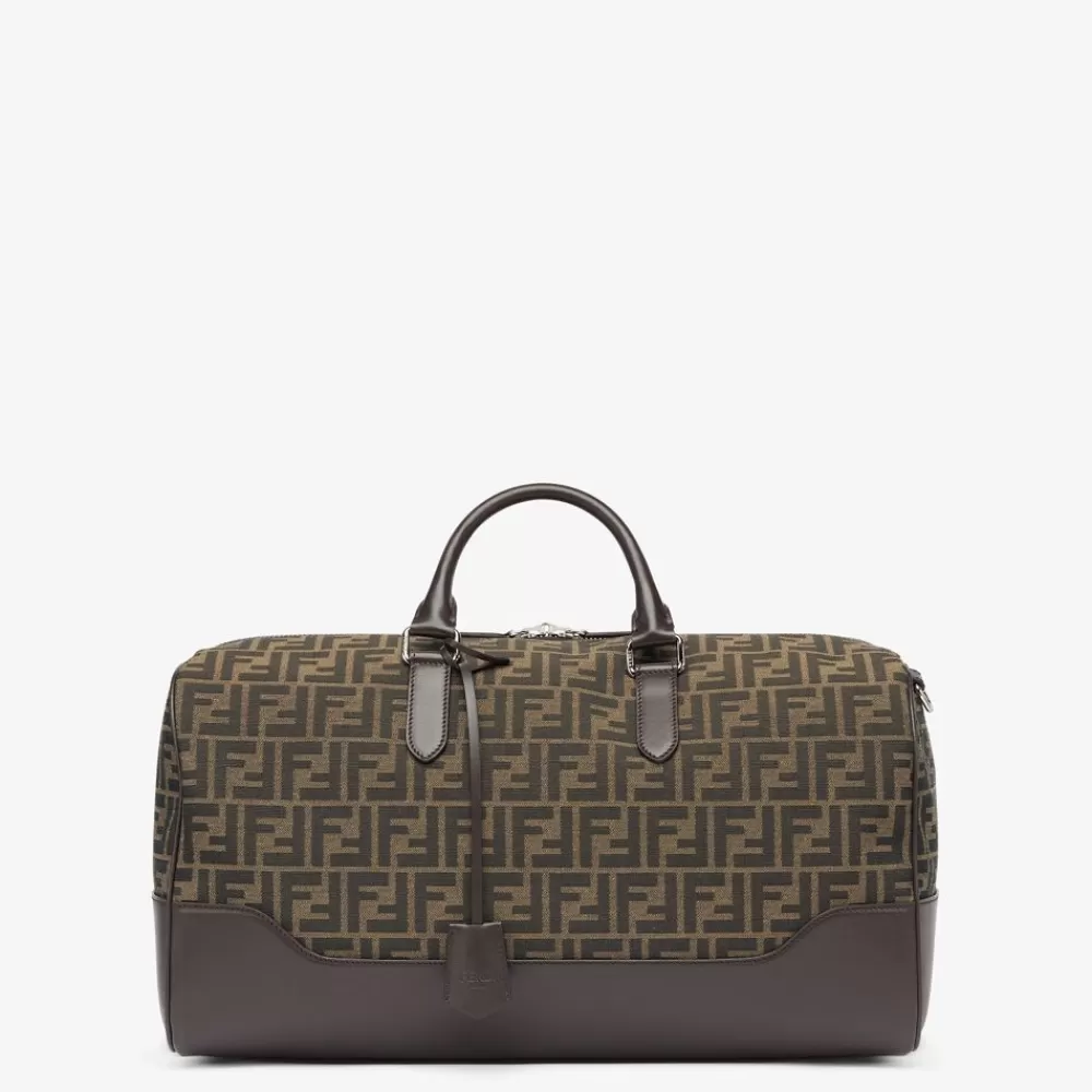 Viaggi>Fendi Borsone In Tessuto Jacquard Ff