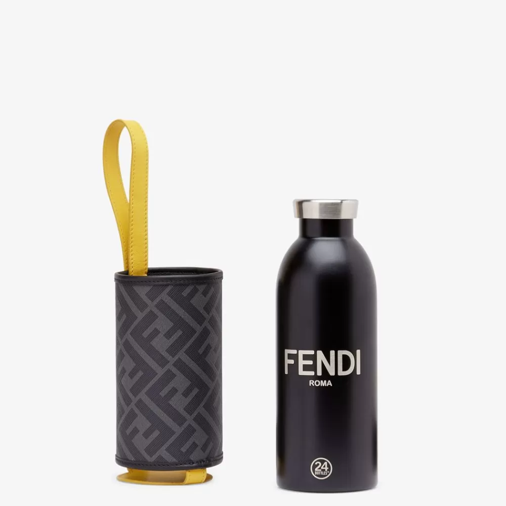 Viaggi E Lifestyle>Fendi Bottiglia 24Bottles® Con Cover In Tessuto Nero