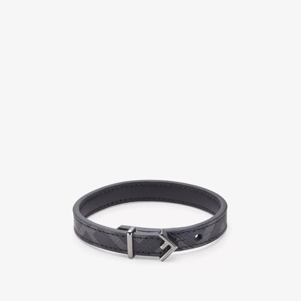 Bracciali>Fendi Bracciale In Tessuto Nero