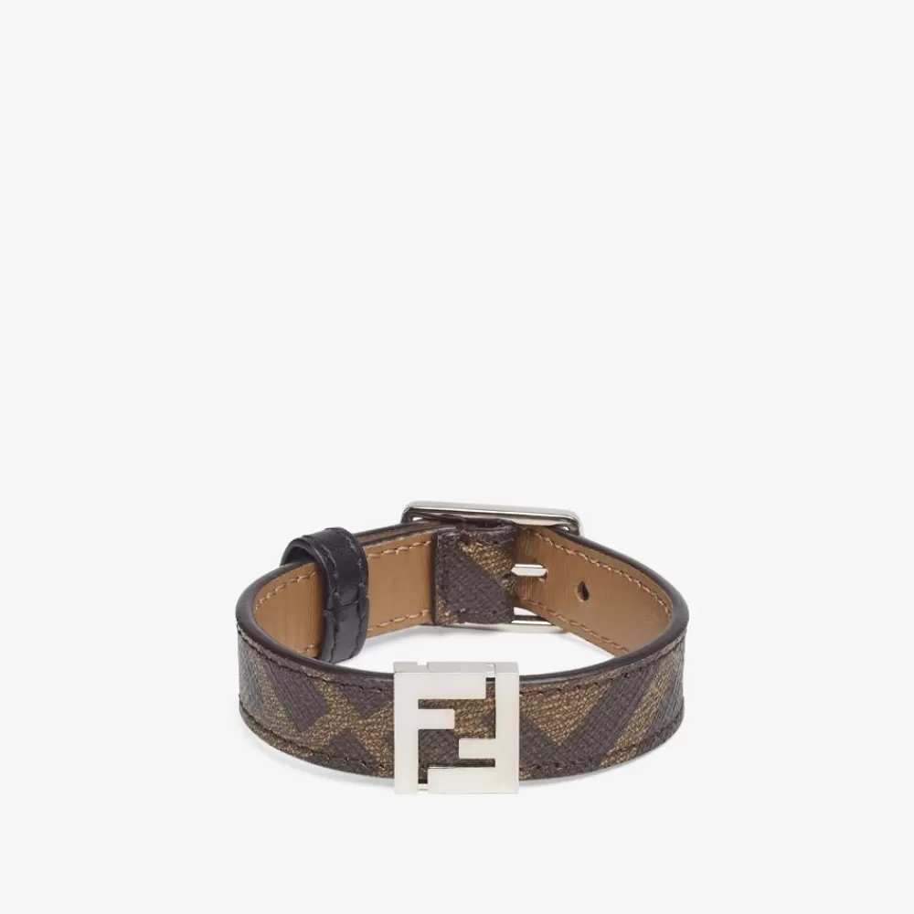Bracciali>Fendi Bracciale Marrone