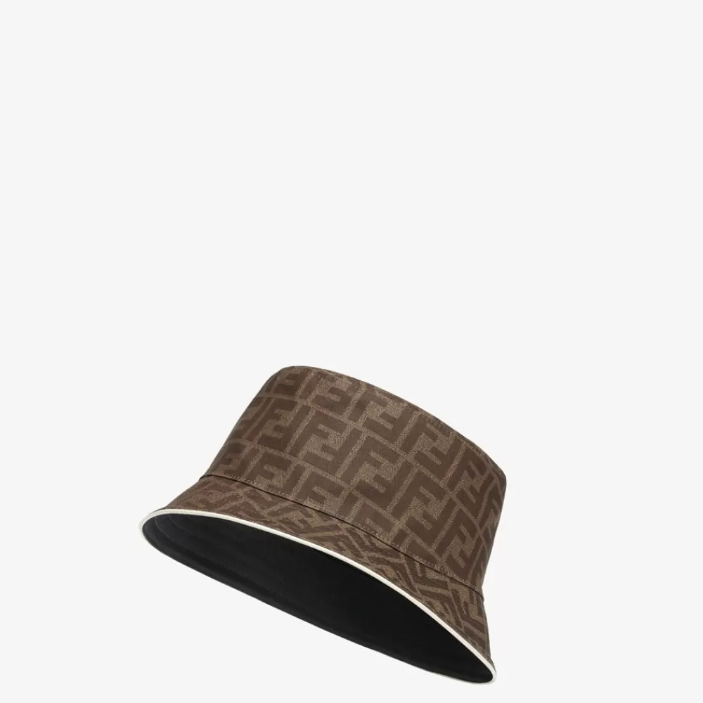 Cappelli E Guanti>Fendi Bucket In Tessuto Ff