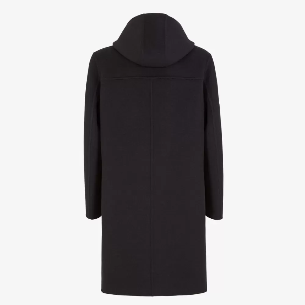 Cappotti E Capispalla>Fendi Cappotto In Lana Nero