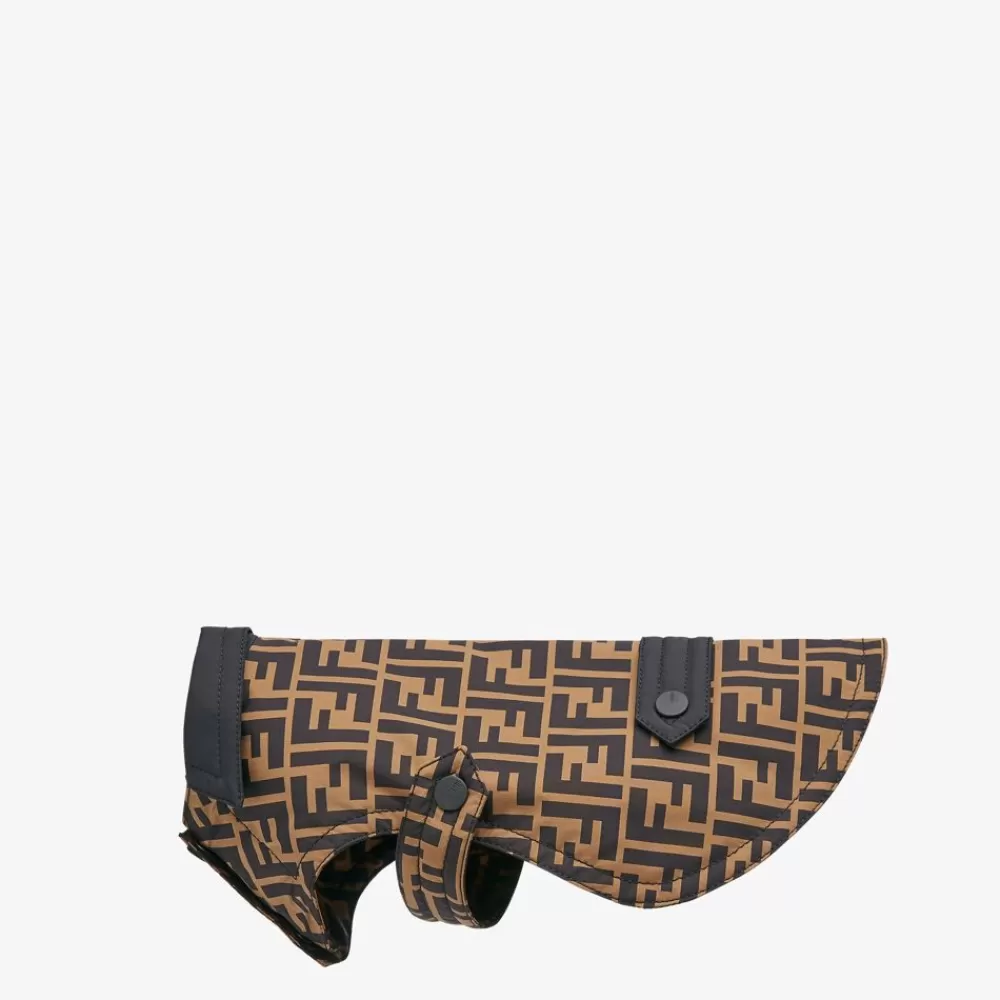 Accessori Per Animali Domestici>Fendi Cappotto Per Cani In Nylon Ff Marrone
