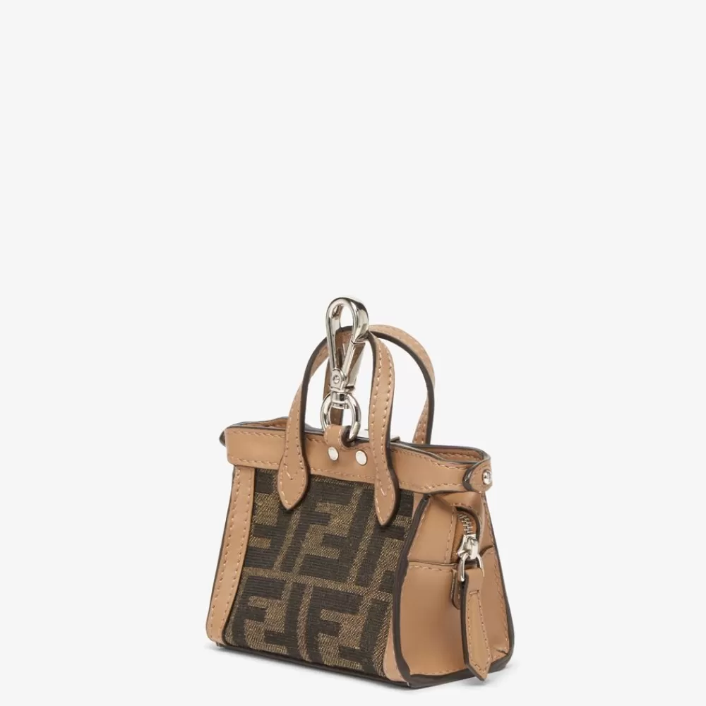 Viaggi E Lifestyle>Fendi Charm In Tessuto Jacquard Ff
