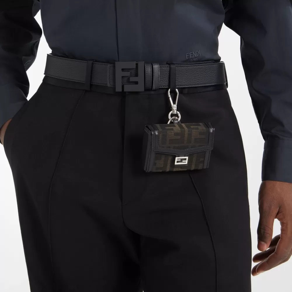 Viaggi E Lifestyle>Fendi Charm In Tessuto Marrone