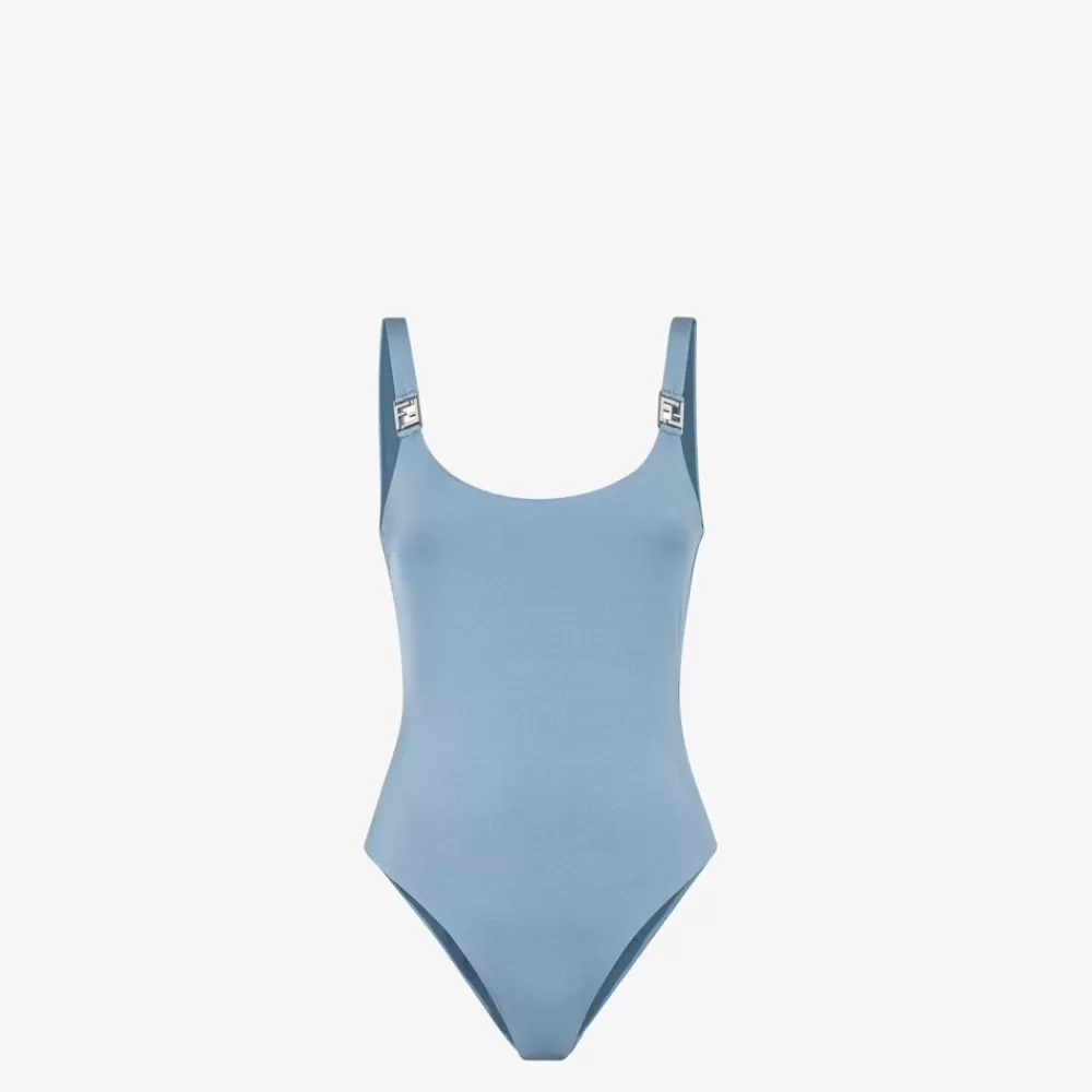 Costumi Da Bagno>Fendi Costume In Lycra® Blu