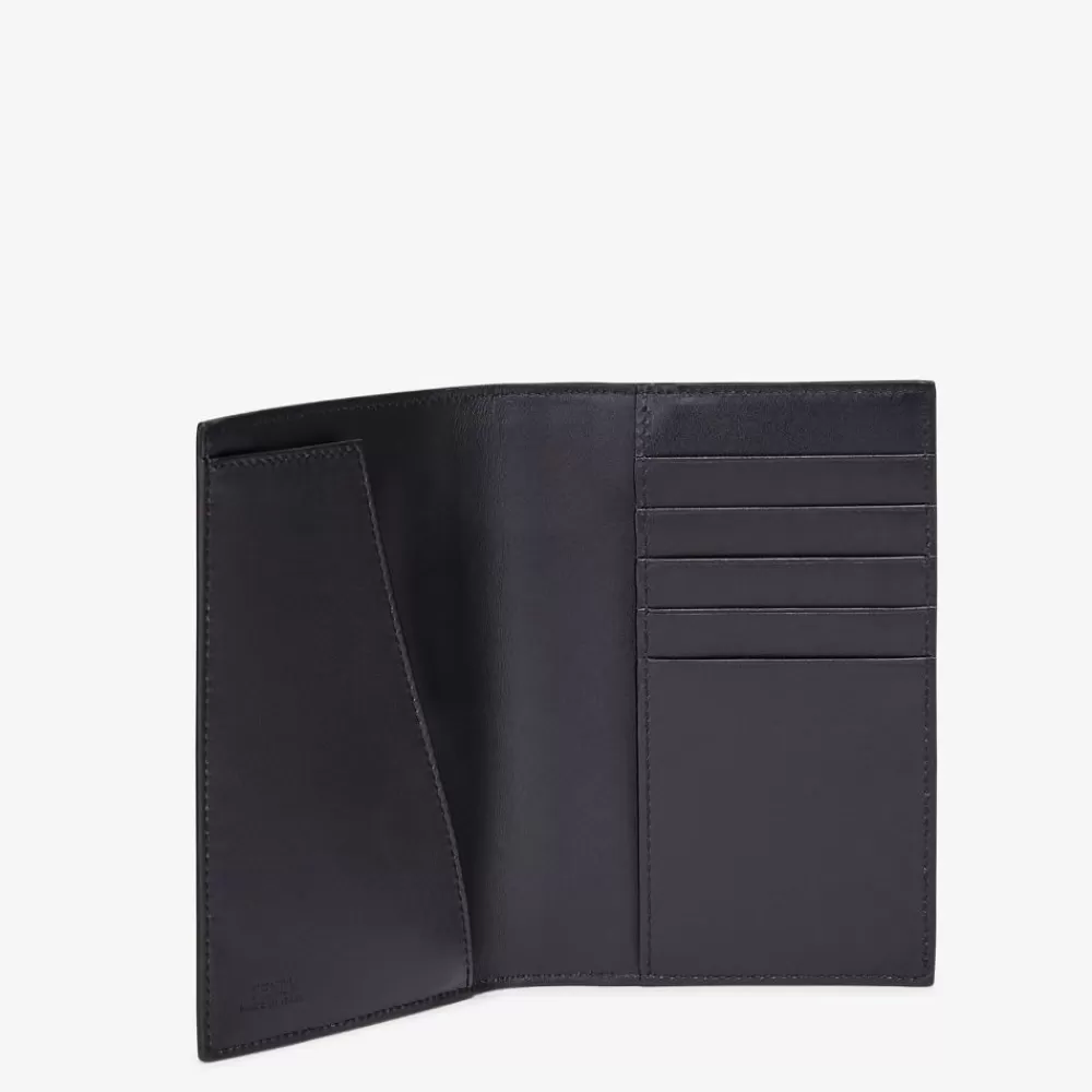 Portacarte>Fendi Cover Per Passaporto In Tessuto Grigio