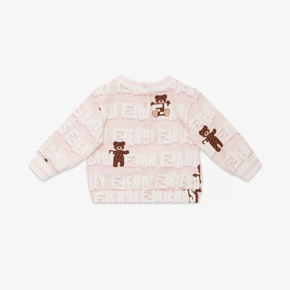 Bambina>Fendi Felpa Baby In Cotone Multicolor