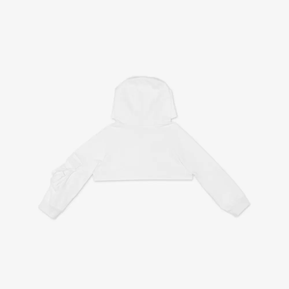 Abbigliamento>Fendi Felpa Corta Con Baguette Bianca