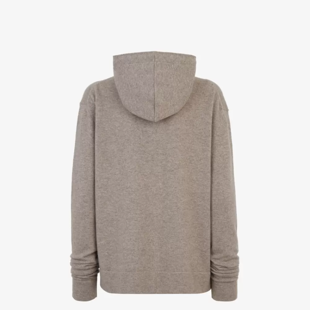 Completi>Fendi Felpa In Cashmere Eco Beige