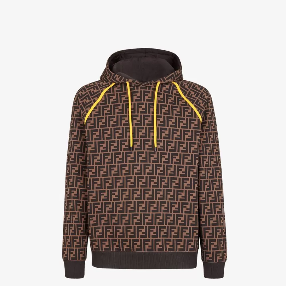 Felpe>Fendi Felpa In Cotone Marrone