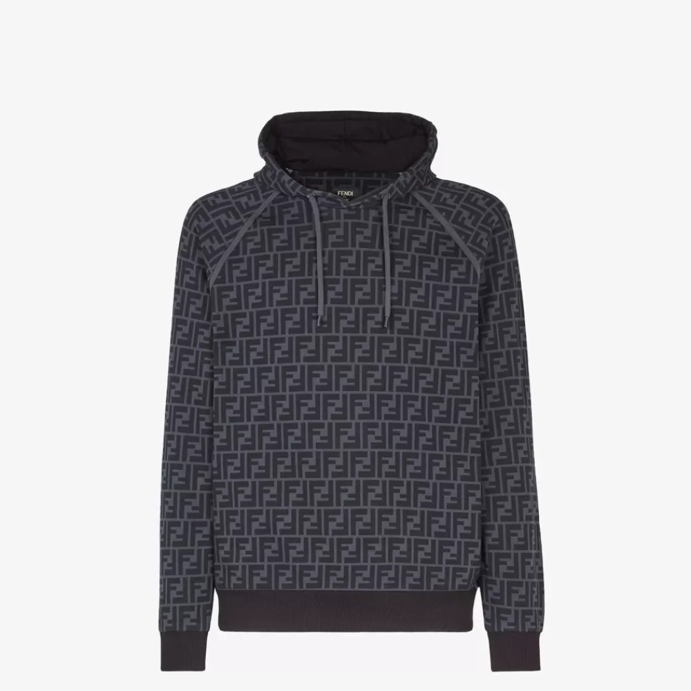 Felpe>Fendi Felpa In Cotone Nero