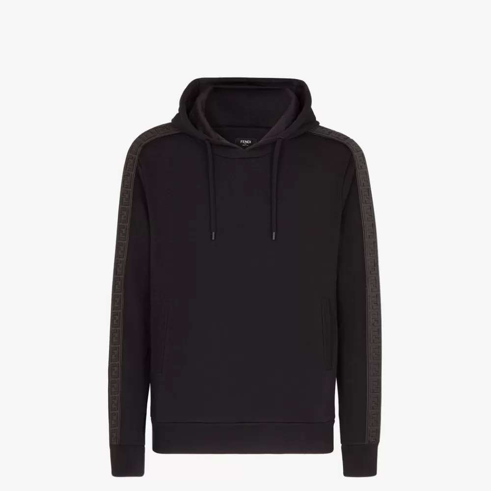 Felpe>Fendi Felpa In Jersey Nero