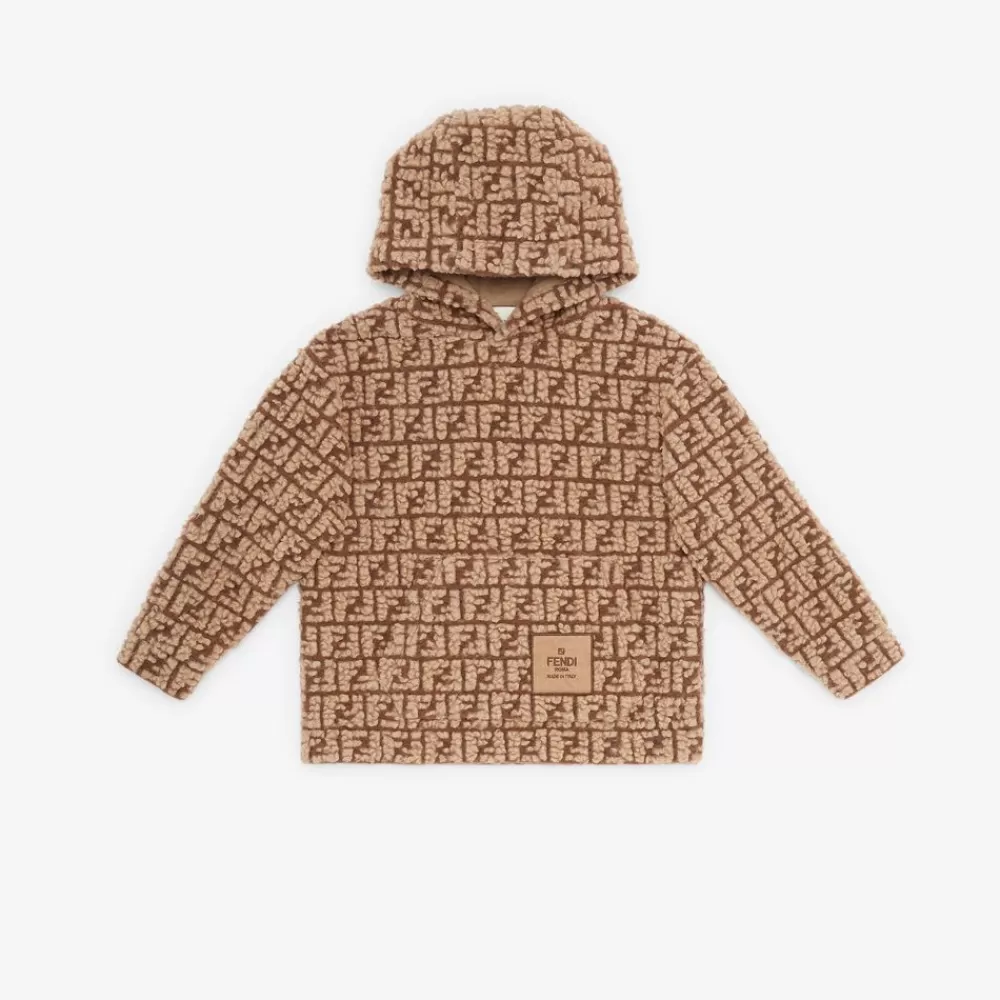 Abbigliamento>Fendi Felpa Junior In Lana Con Logo