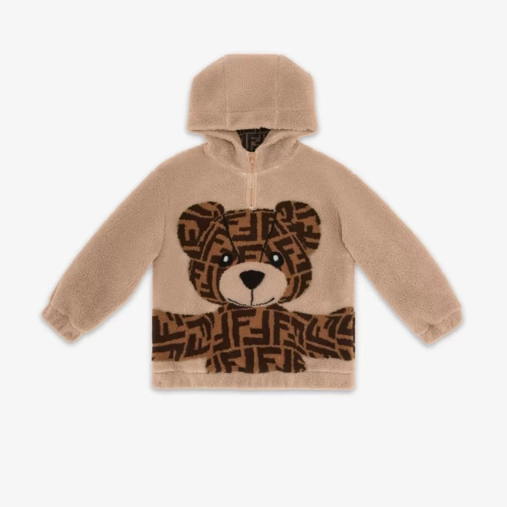 Abbigliamento>Fendi Felpa Orsetto In Lana Beige