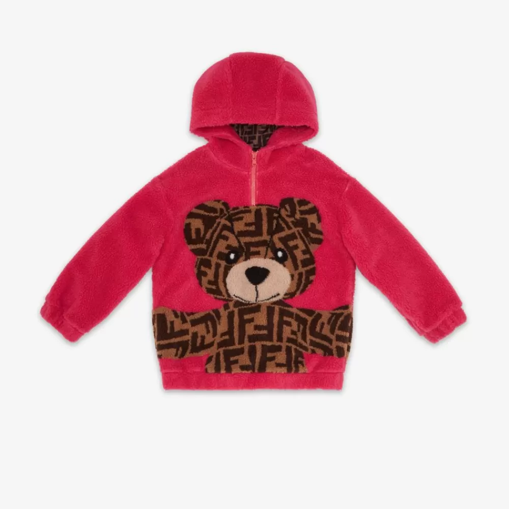 Abbigliamento>Fendi Felpa Orsetto In Lana Fucsia
