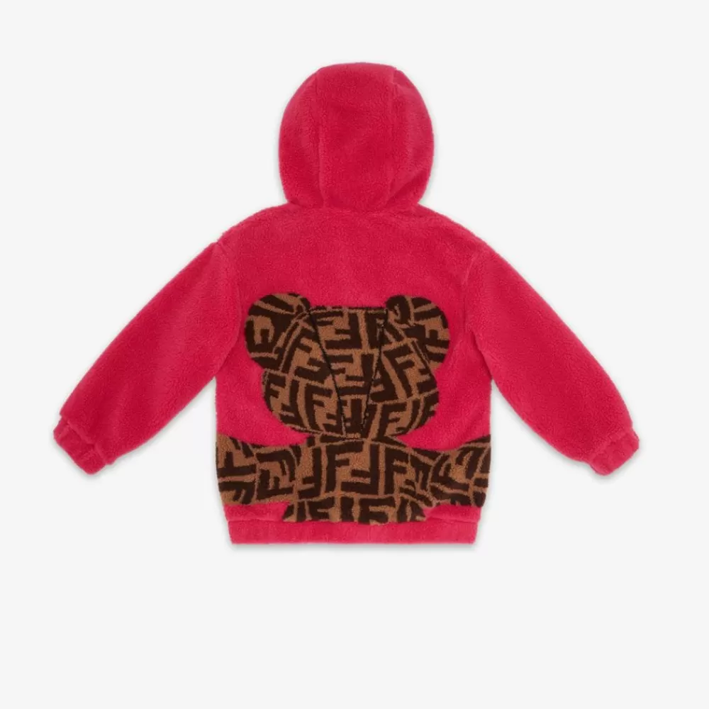 Abbigliamento>Fendi Felpa Orsetto In Lana Fucsia