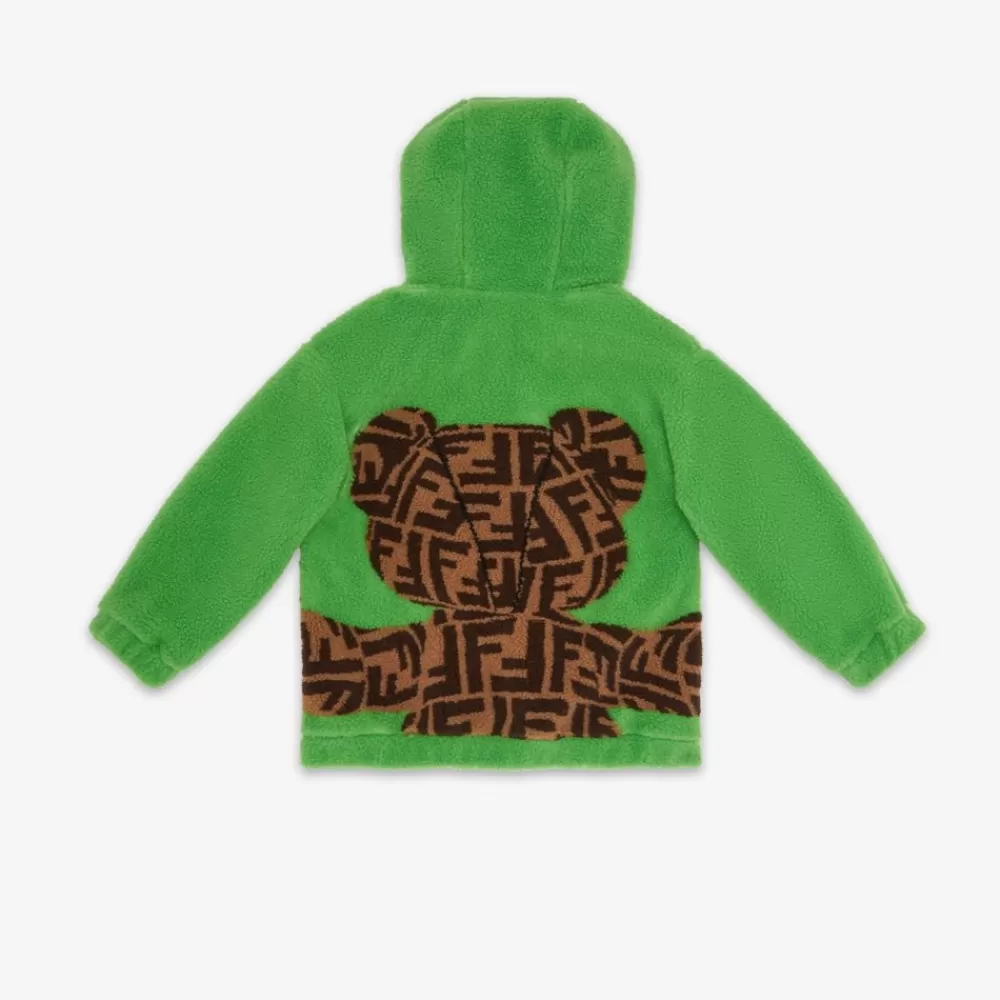 Abbigliamento>Fendi Felpa Orsetto In Lana Verde